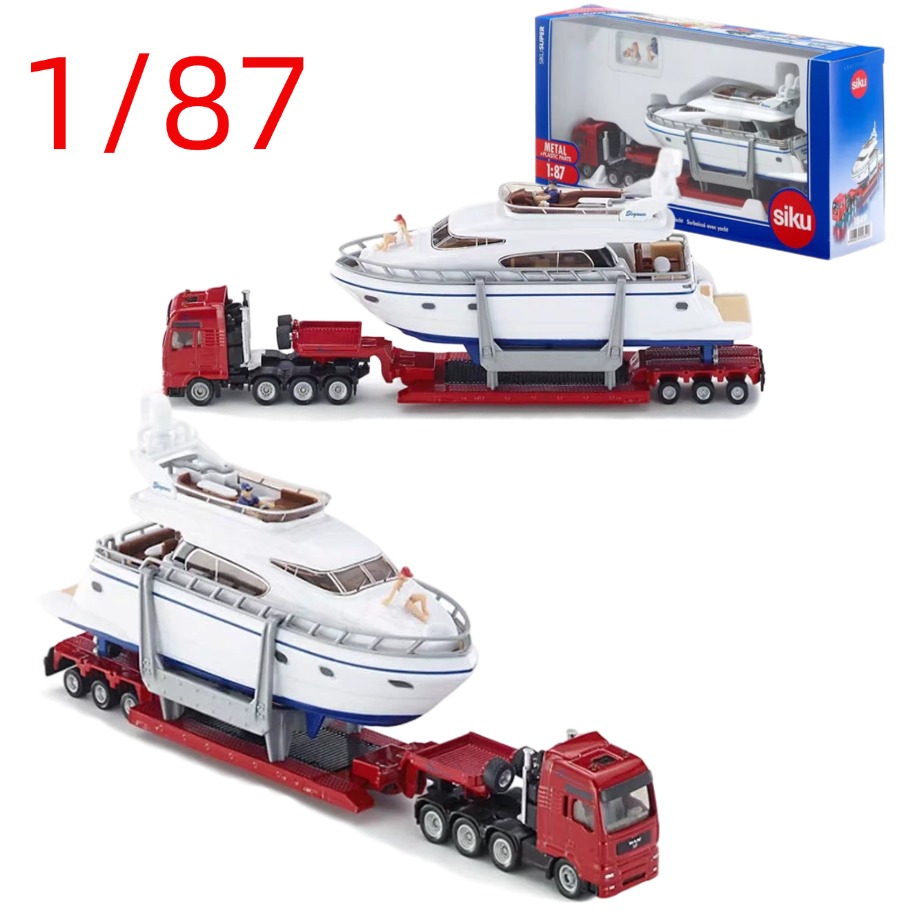 Heavy Equipment Truck - Diecast 1/87 Scale Heavy Transport Truck