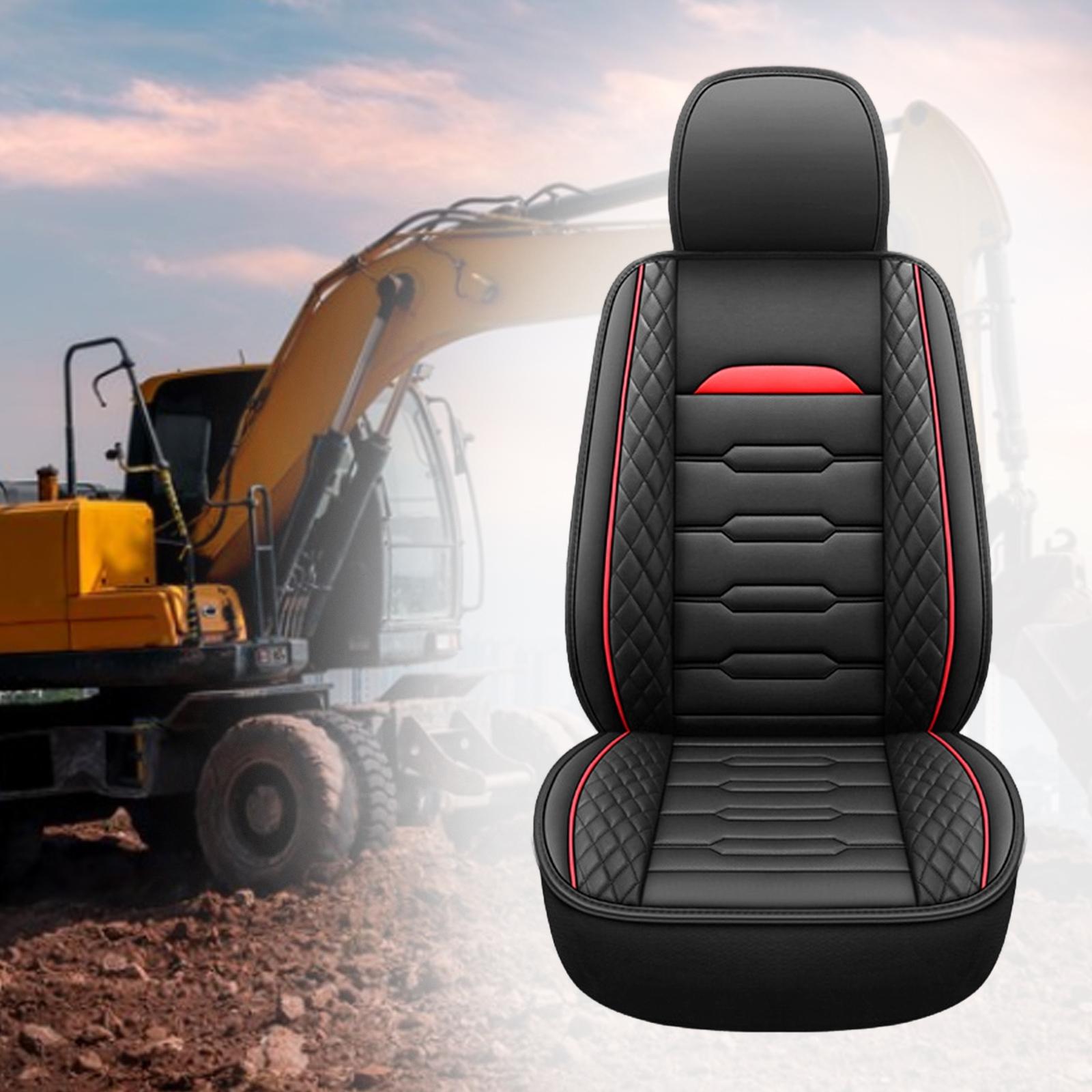 Heavy Equipment Truck - PU Leather Excavator Seat Cushion Breathable