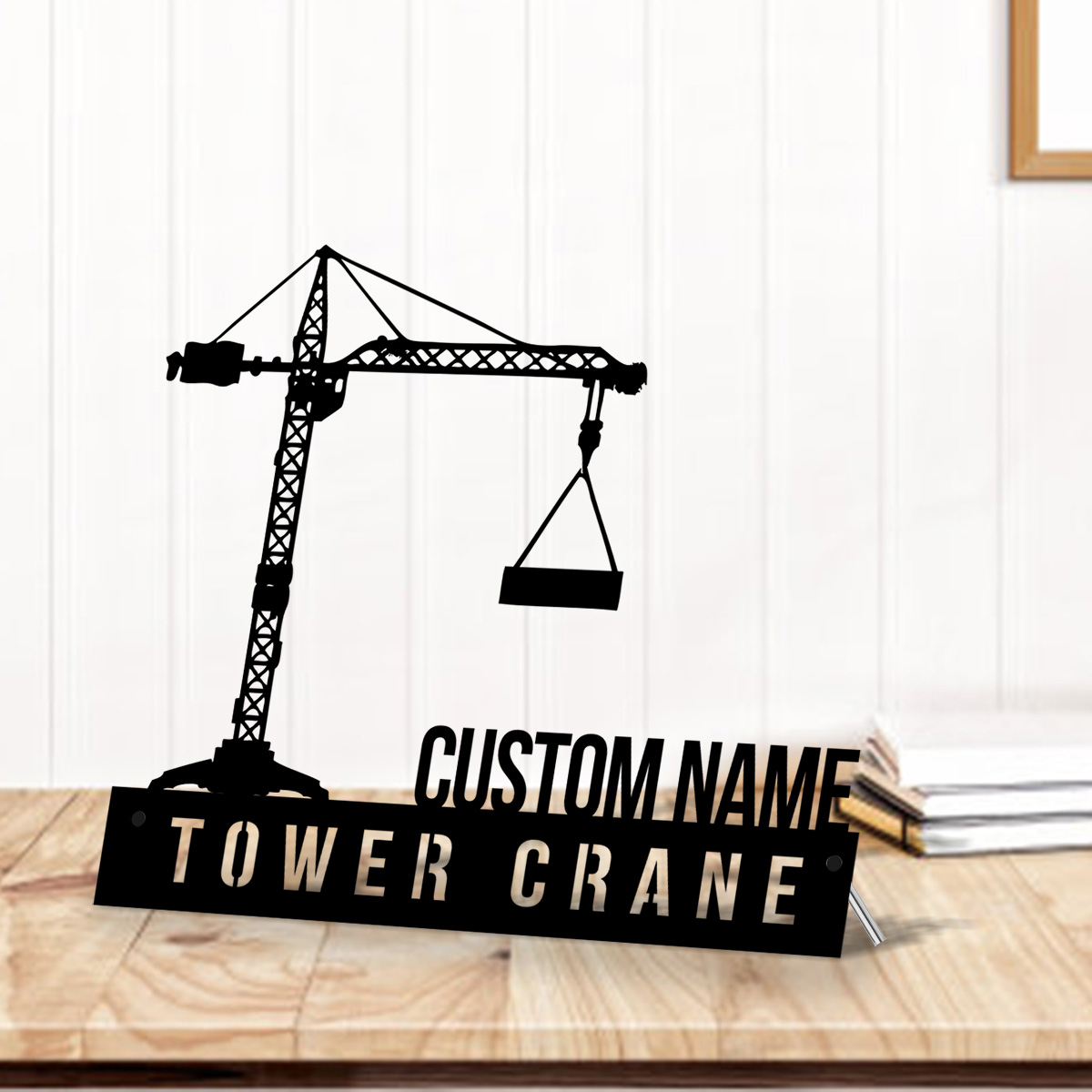 Custom Tower Crane Desk Name P - Heavy Equipment Names recension och pris