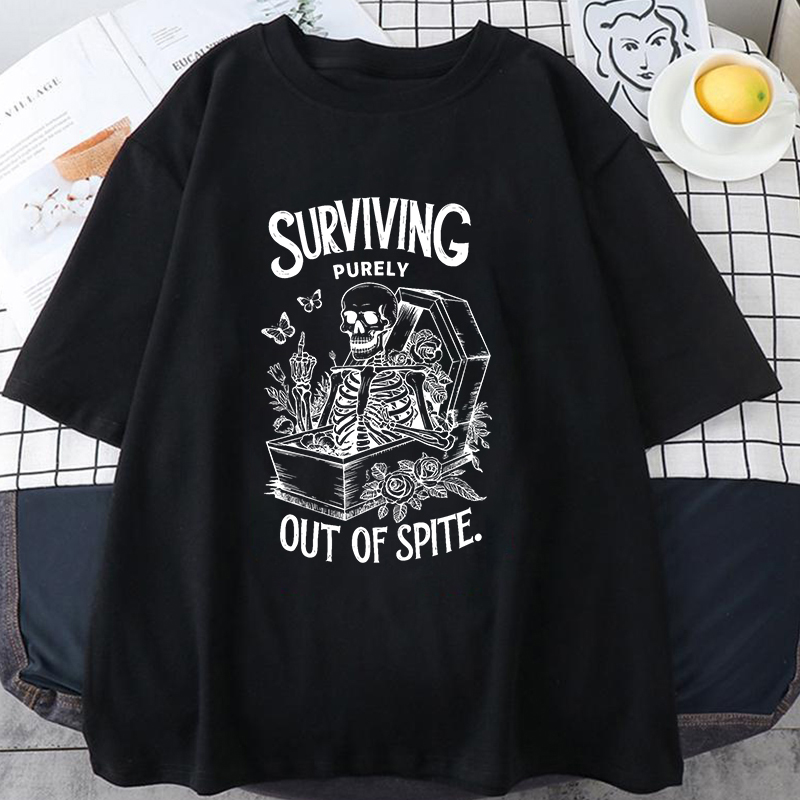Funny Surviving Purely Out of  - Heavy Equipment Operator Shirts recension och pris