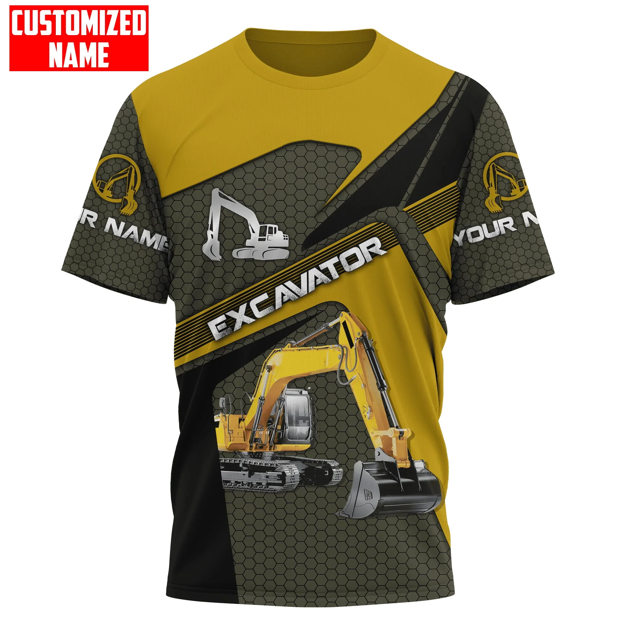 Personalized Name Excavator He - Heavy Equipment Names recension och pris