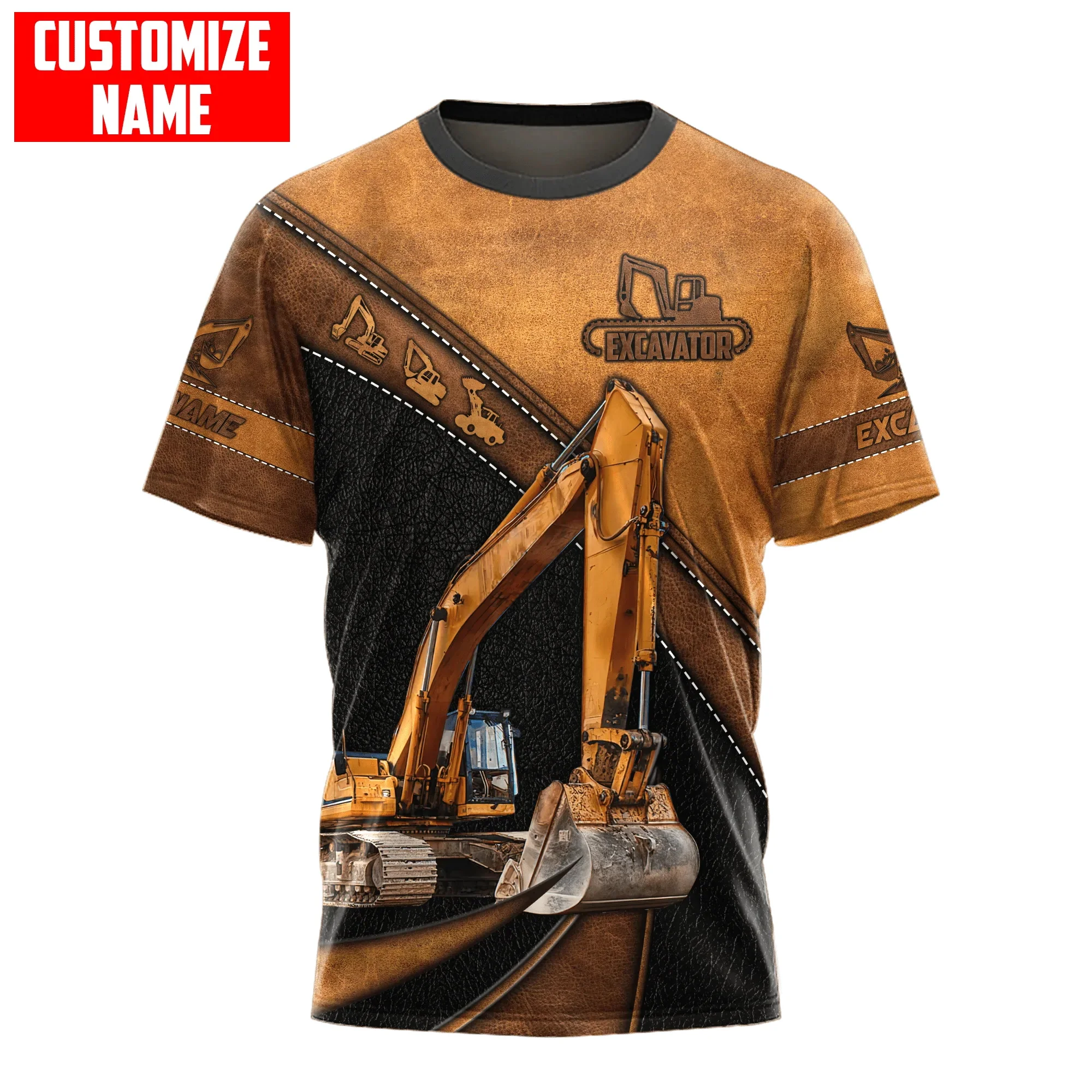 Personalized Name Excavator He - Heavy Equipment Names recension och pris