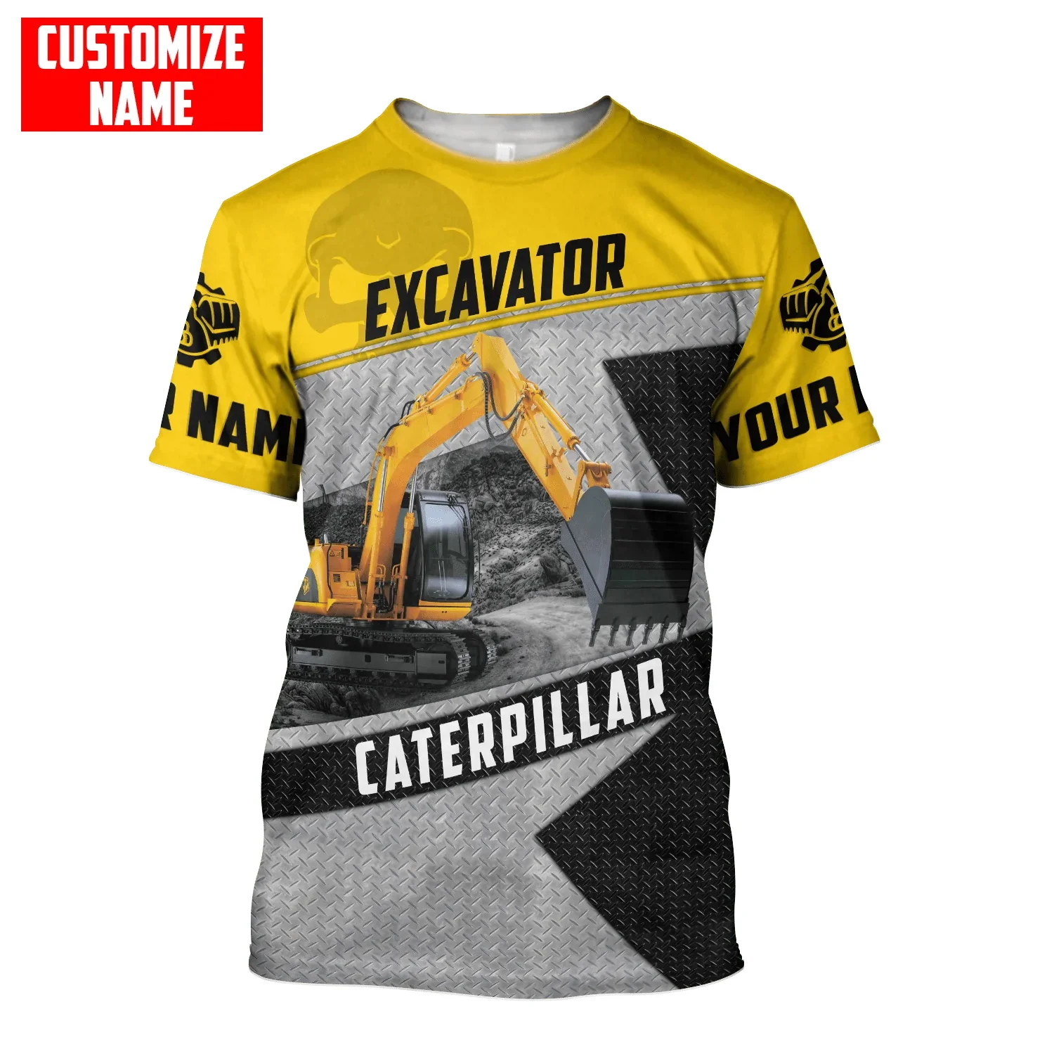 Personalized Name Excavator He - Heavy Equipment Names recension och pris