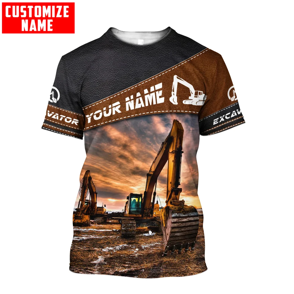 Personalized Name Excavator He - Heavy Equipment Names recension och pris