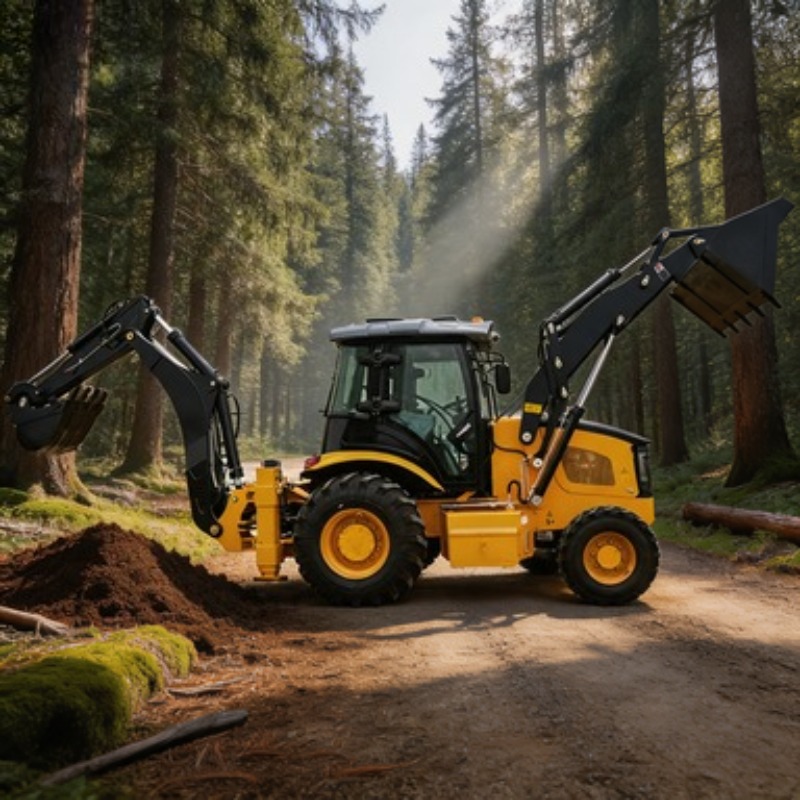 4x4 Backhoe Loader Digger Trac - Tractor Backhoe recension och pris