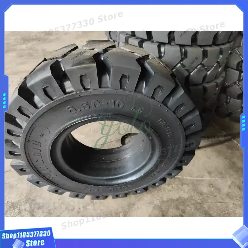 Solid Forklift Tire 6.50-10 7. - Heavy Equipment Truck recension och pris