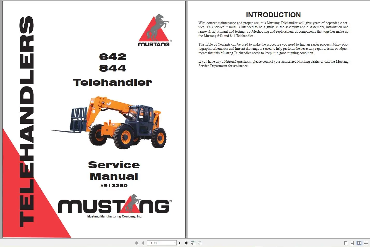 AutoDVD2 Mustang Machinery Hea - Heavy Equipment Service recension och pris