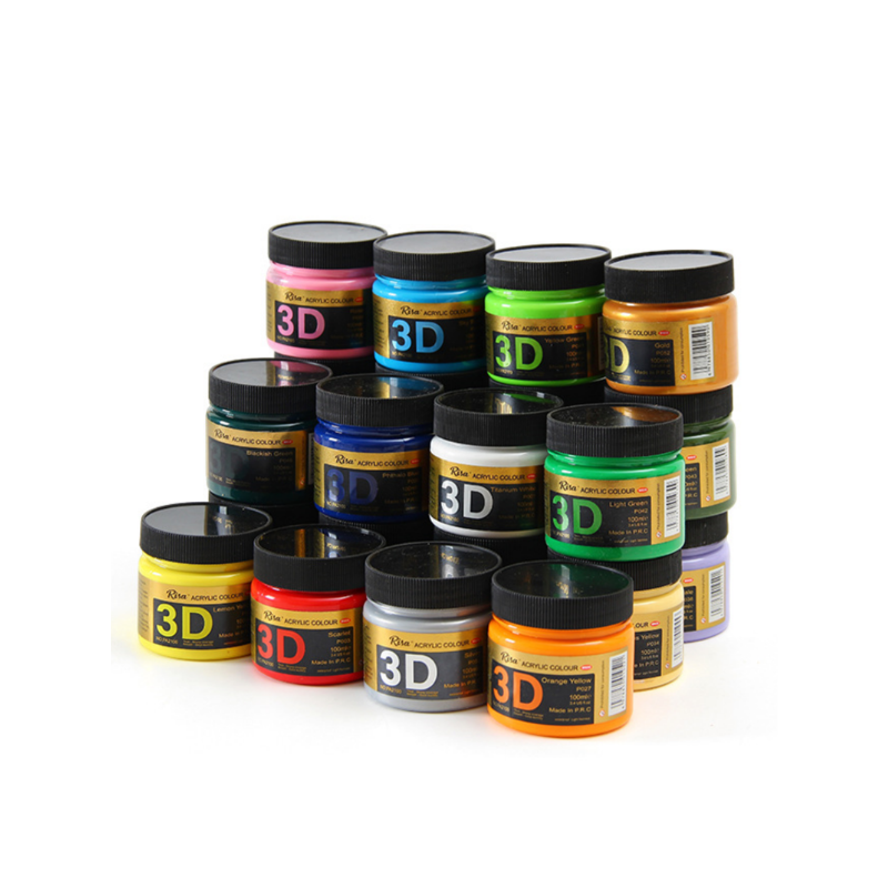 3D Dimensional Acrylic Paint S - Heavy Equipment Painting recension och pris